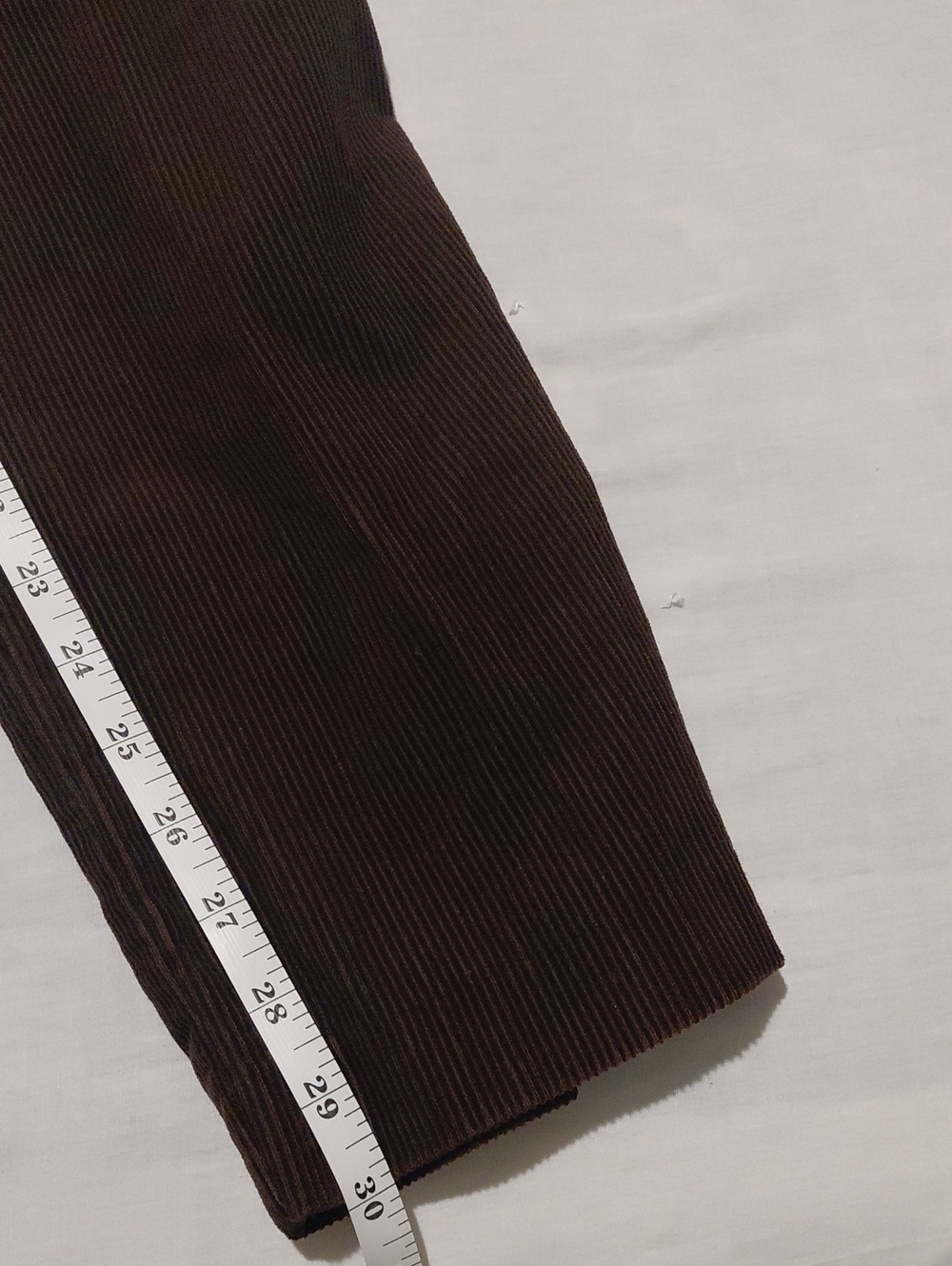 Women's Brown Tommy Hilfiger Corduroy Pants - Picture 5 of 7